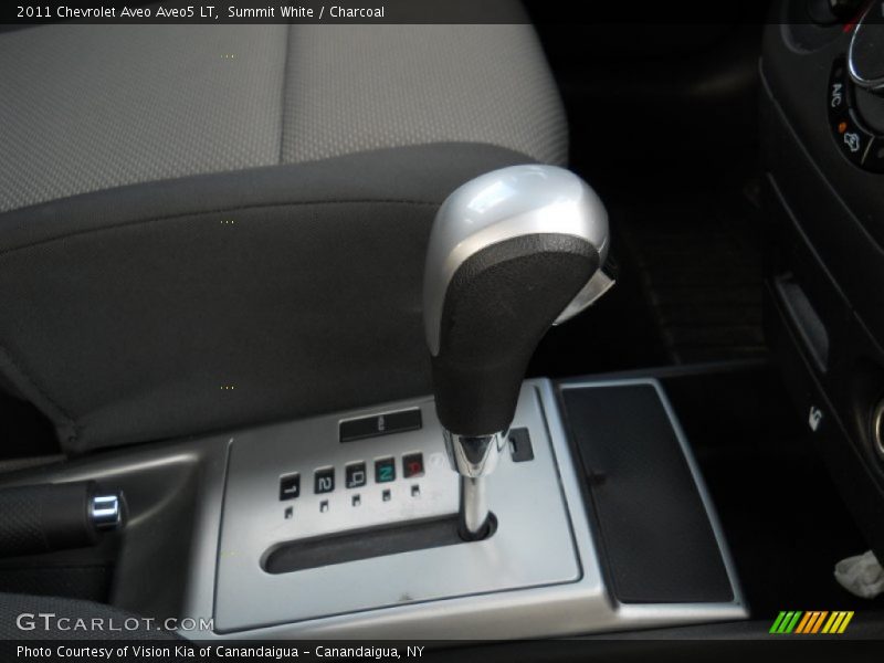 Summit White / Charcoal 2011 Chevrolet Aveo Aveo5 LT