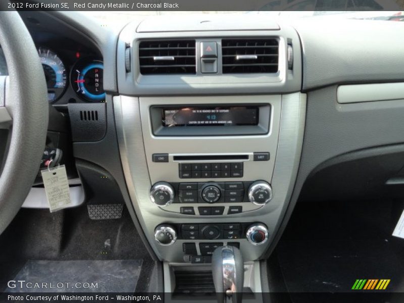 Red Candy Metallic / Charcoal Black 2012 Ford Fusion SE