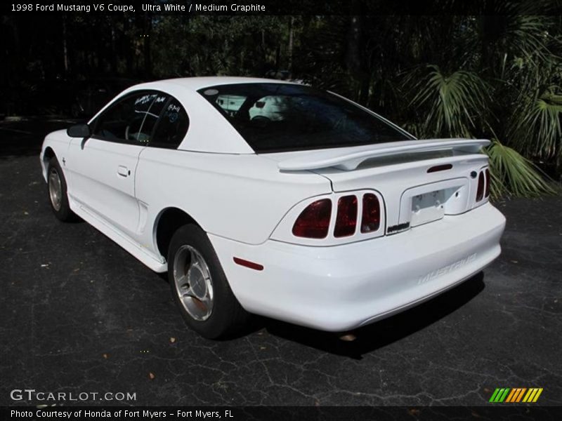  1998 Mustang V6 Coupe Ultra White