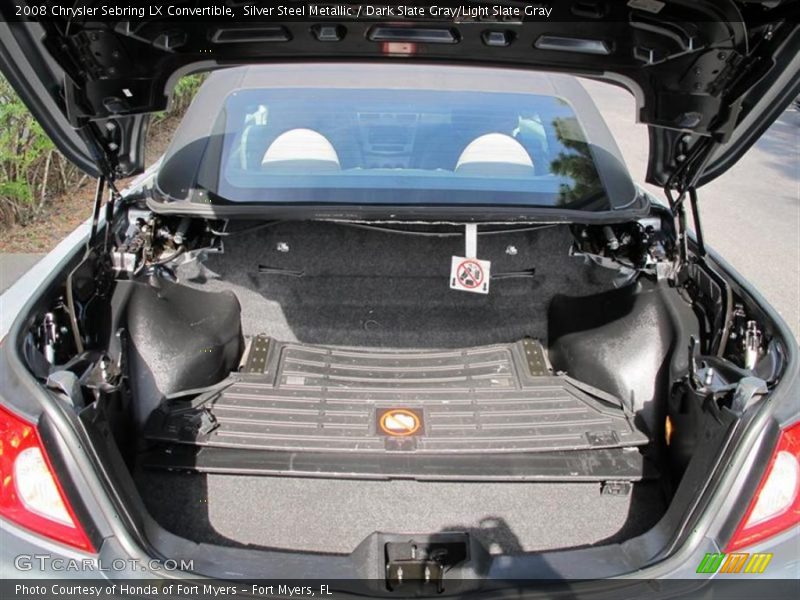 Silver Steel Metallic / Dark Slate Gray/Light Slate Gray 2008 Chrysler Sebring LX Convertible