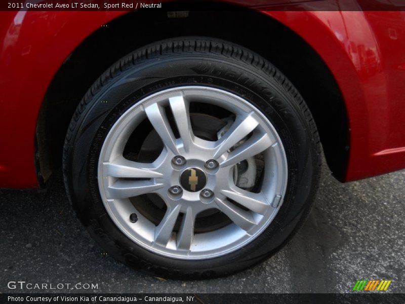 Sport Red / Neutral 2011 Chevrolet Aveo LT Sedan