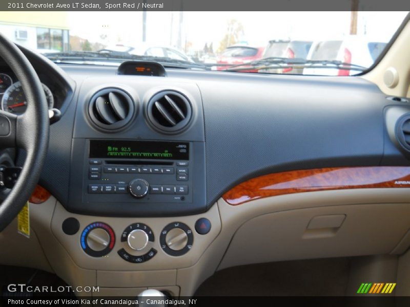 Sport Red / Neutral 2011 Chevrolet Aveo LT Sedan
