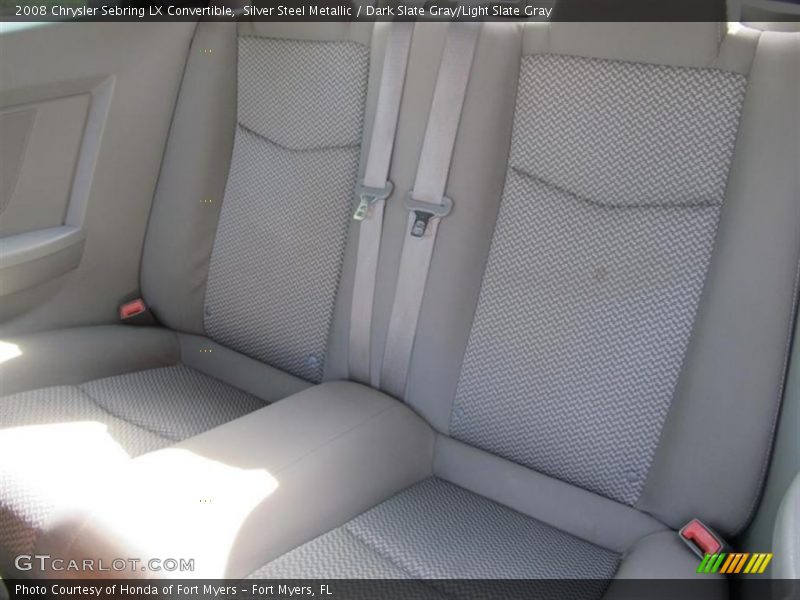 Silver Steel Metallic / Dark Slate Gray/Light Slate Gray 2008 Chrysler Sebring LX Convertible