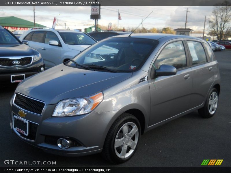 Medium Gray / Charcoal 2011 Chevrolet Aveo Aveo5 LT