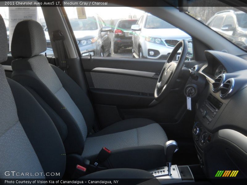 Medium Gray / Charcoal 2011 Chevrolet Aveo Aveo5 LT
