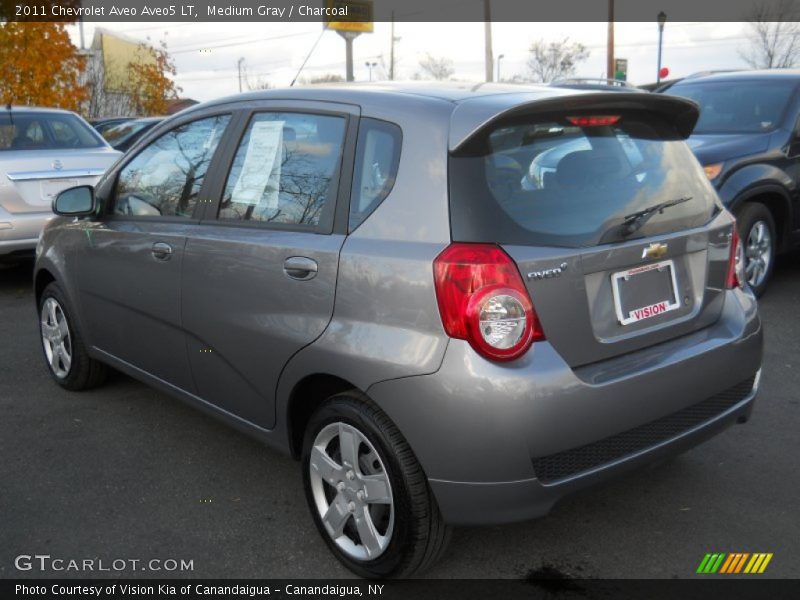 Medium Gray / Charcoal 2011 Chevrolet Aveo Aveo5 LT