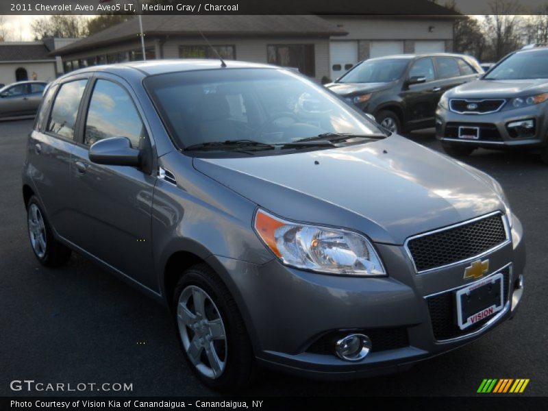 Medium Gray / Charcoal 2011 Chevrolet Aveo Aveo5 LT