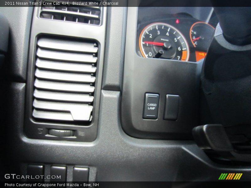 Blizzard White / Charcoal 2011 Nissan Titan S Crew Cab 4x4