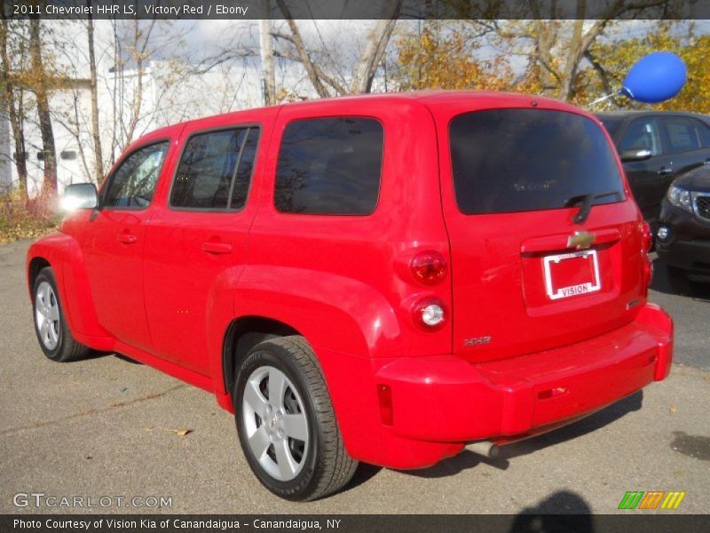 Victory Red / Ebony 2011 Chevrolet HHR LS