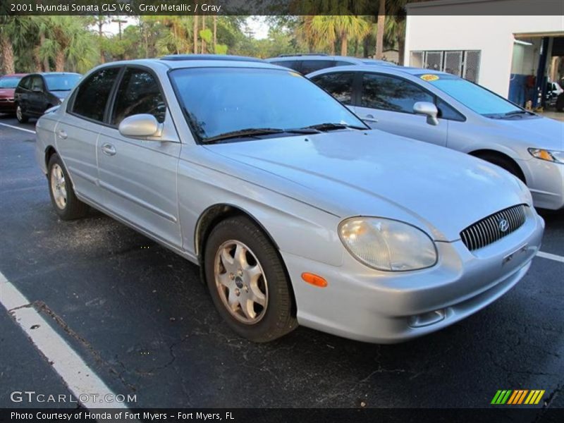 Gray Metallic / Gray 2001 Hyundai Sonata GLS V6