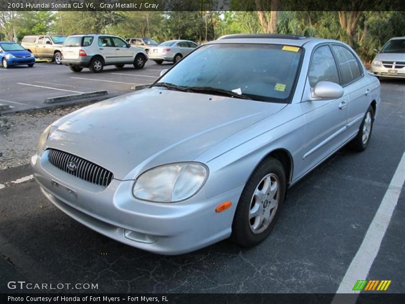 Gray Metallic / Gray 2001 Hyundai Sonata GLS V6