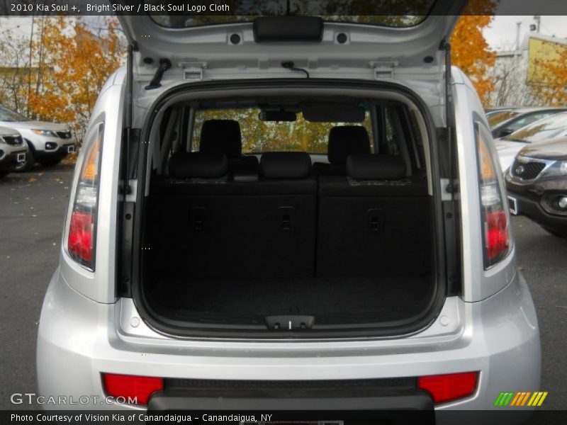 Bright Silver / Black Soul Logo Cloth 2010 Kia Soul +