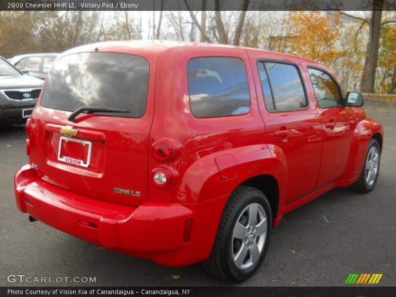 Victory Red / Ebony 2009 Chevrolet HHR LS