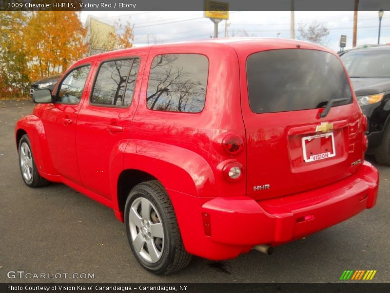 Victory Red / Ebony 2009 Chevrolet HHR LS