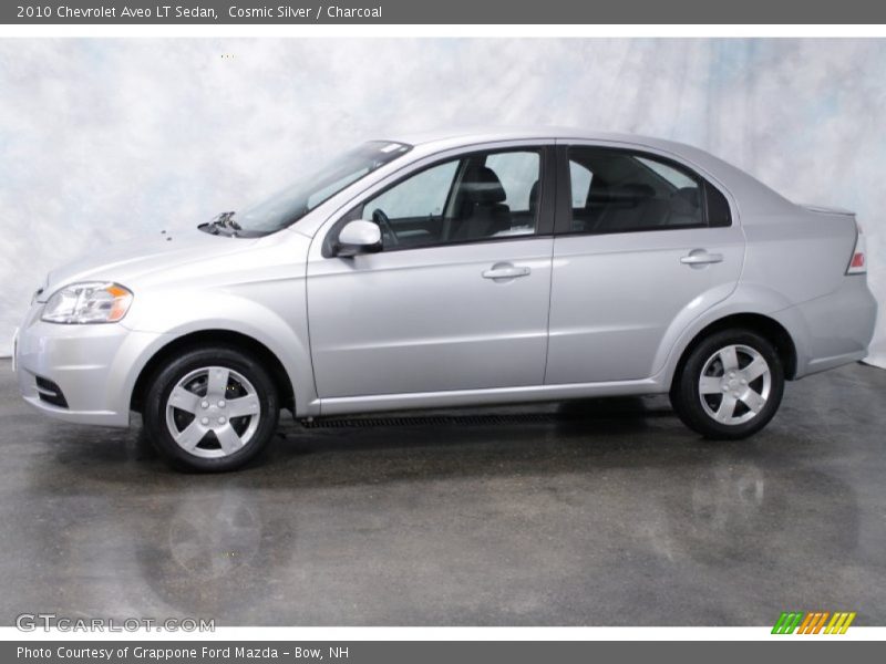 Cosmic Silver / Charcoal 2010 Chevrolet Aveo LT Sedan