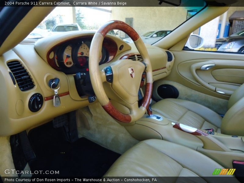  2004 911 Carrera Cabriolet Savanna Beige Interior