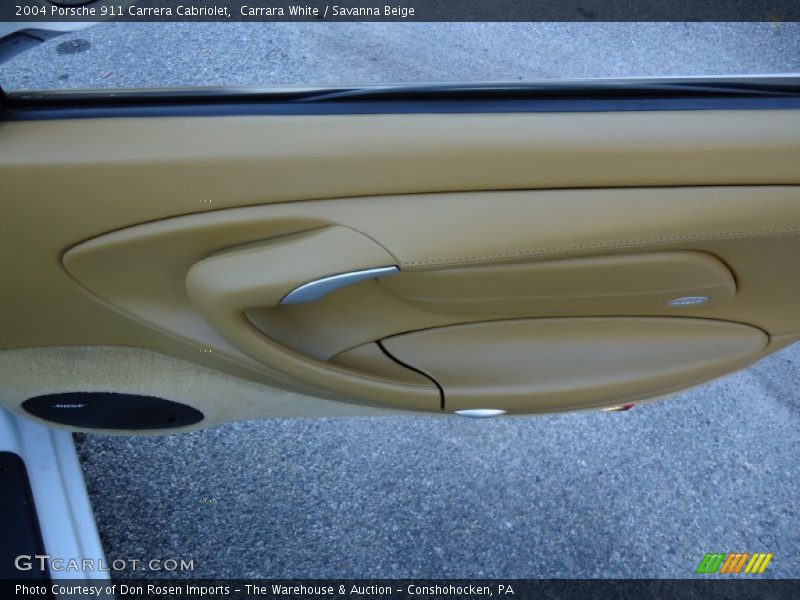 Carrara White / Savanna Beige 2004 Porsche 911 Carrera Cabriolet