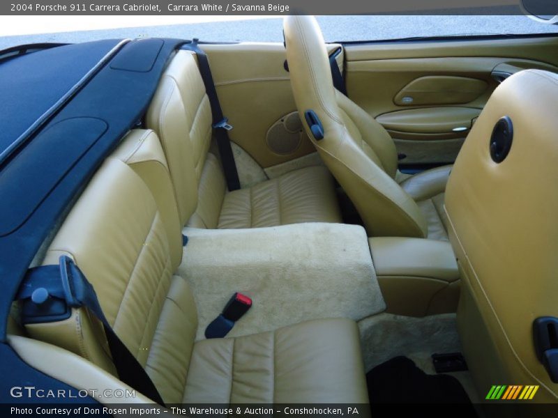 Carrara White / Savanna Beige 2004 Porsche 911 Carrera Cabriolet