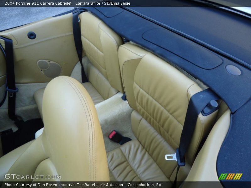 Carrara White / Savanna Beige 2004 Porsche 911 Carrera Cabriolet