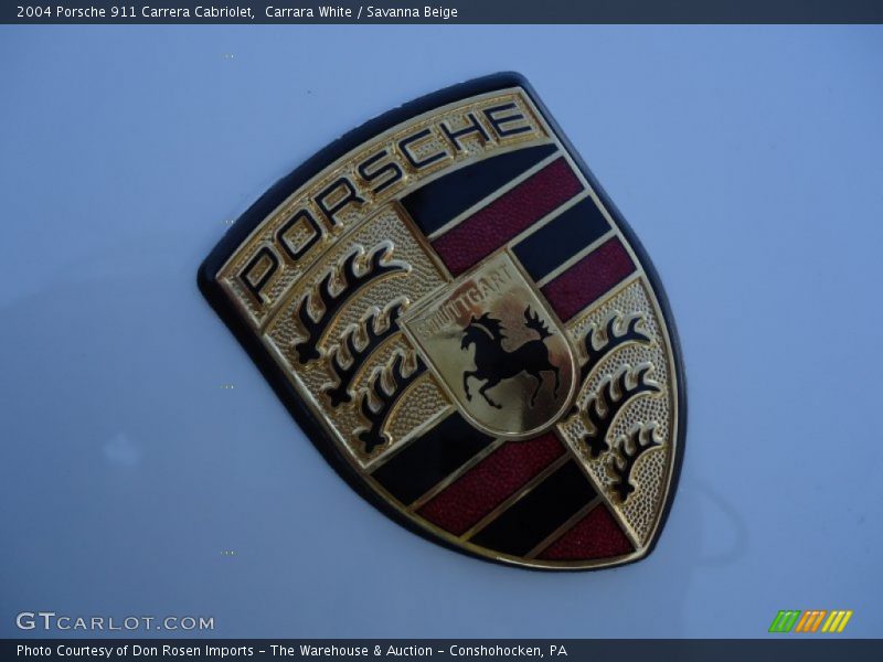 Carrara White / Savanna Beige 2004 Porsche 911 Carrera Cabriolet