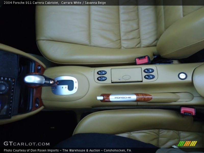 Carrara White / Savanna Beige 2004 Porsche 911 Carrera Cabriolet
