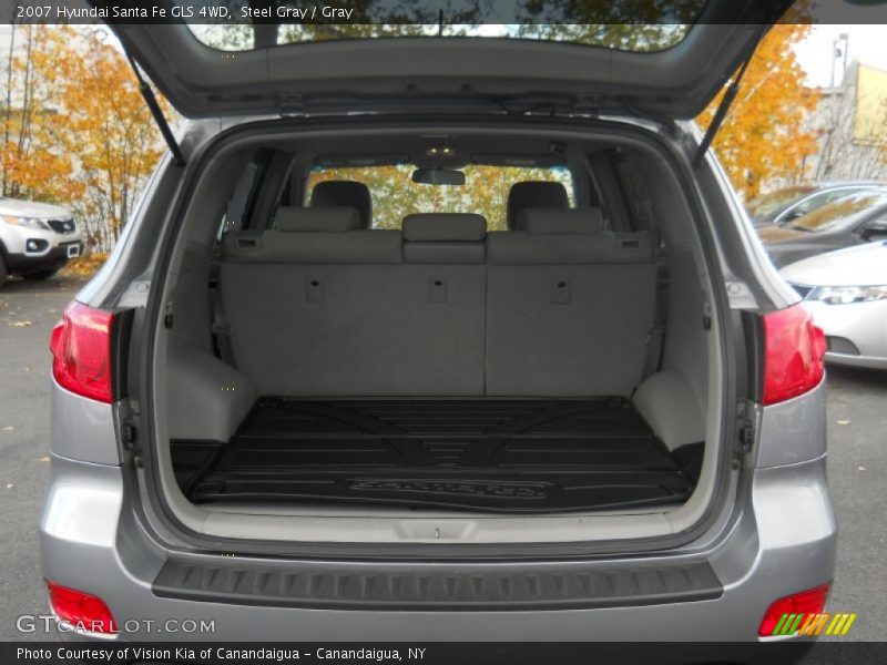 Steel Gray / Gray 2007 Hyundai Santa Fe GLS 4WD