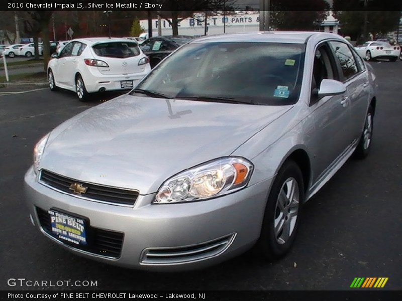 Silver Ice Metallic / Ebony 2010 Chevrolet Impala LS