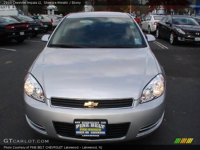 Silver Ice Metallic / Ebony 2010 Chevrolet Impala LS