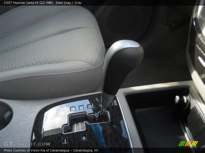 Steel Gray / Gray 2007 Hyundai Santa Fe GLS 4WD