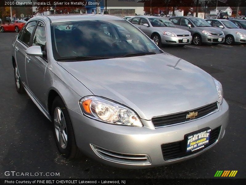 Silver Ice Metallic / Ebony 2010 Chevrolet Impala LS