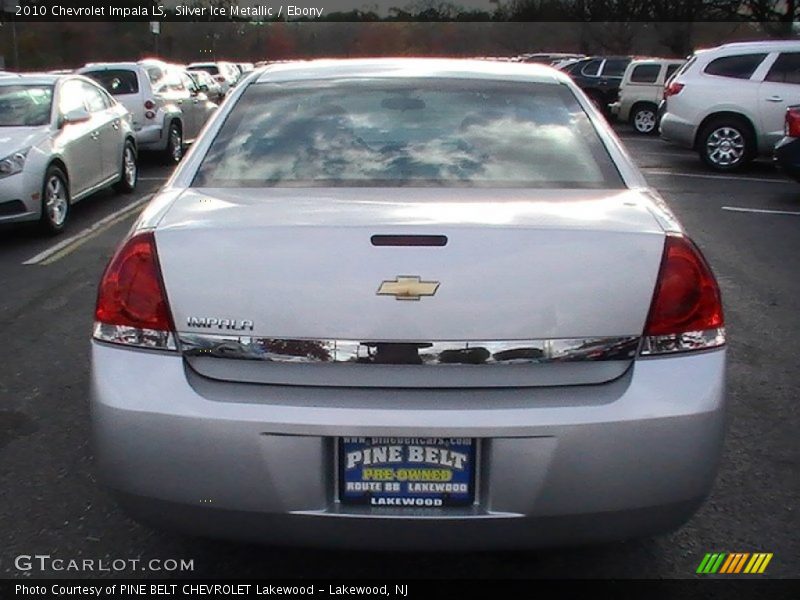 Silver Ice Metallic / Ebony 2010 Chevrolet Impala LS