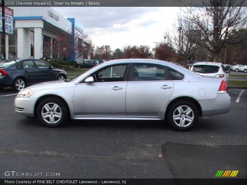 Silver Ice Metallic / Ebony 2010 Chevrolet Impala LS
