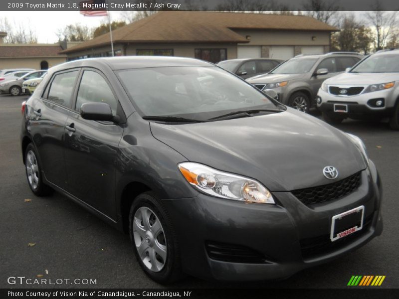 Magnetic Gray Metallic / Ash Gray 2009 Toyota Matrix 1.8