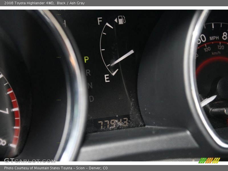 Black / Ash Gray 2008 Toyota Highlander 4WD