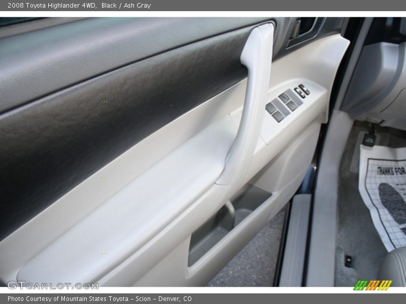 Black / Ash Gray 2008 Toyota Highlander 4WD