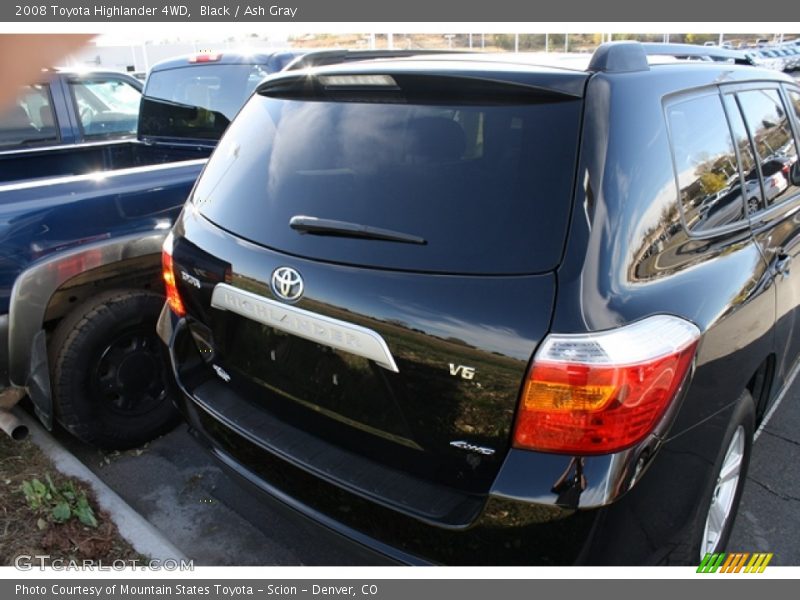 Black / Ash Gray 2008 Toyota Highlander 4WD