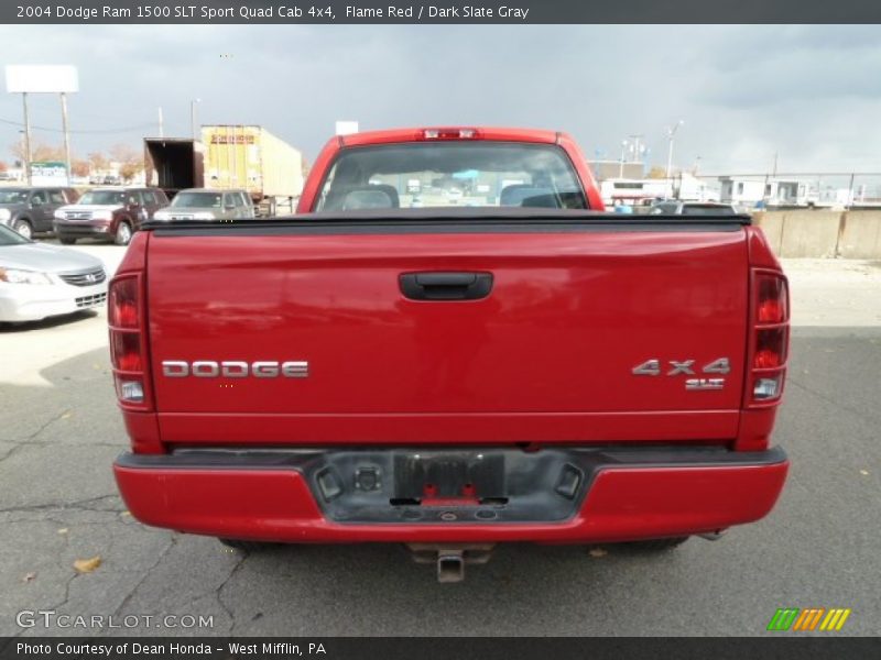 Flame Red / Dark Slate Gray 2004 Dodge Ram 1500 SLT Sport Quad Cab 4x4