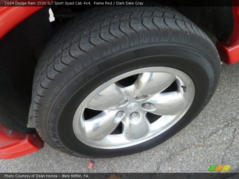 Flame Red / Dark Slate Gray 2004 Dodge Ram 1500 SLT Sport Quad Cab 4x4