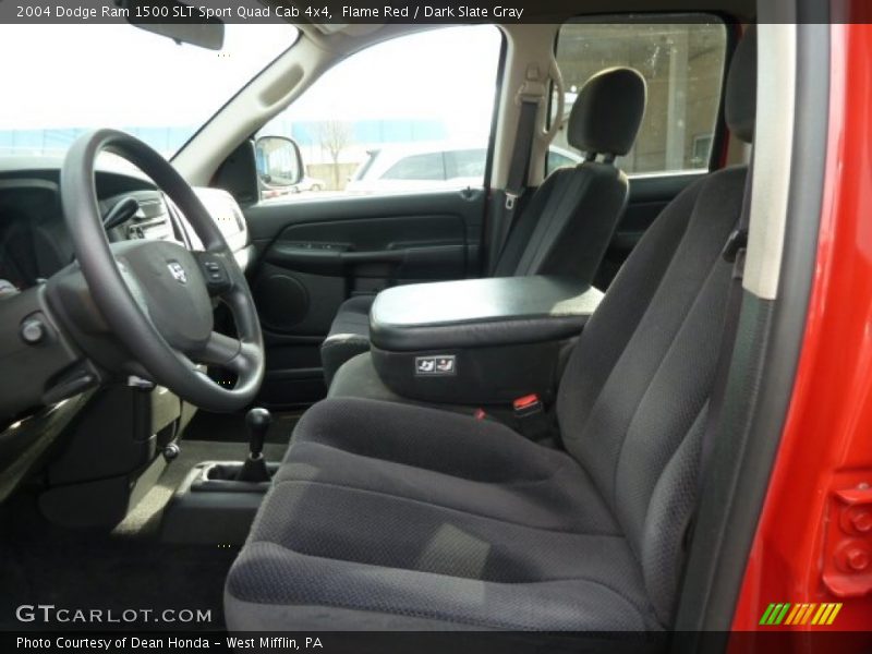 Flame Red / Dark Slate Gray 2004 Dodge Ram 1500 SLT Sport Quad Cab 4x4
