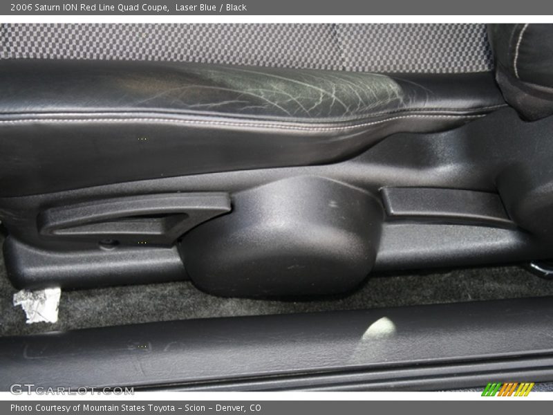 Laser Blue / Black 2006 Saturn ION Red Line Quad Coupe