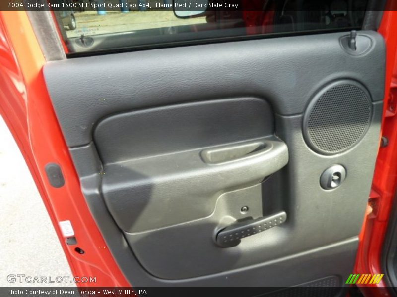 Flame Red / Dark Slate Gray 2004 Dodge Ram 1500 SLT Sport Quad Cab 4x4