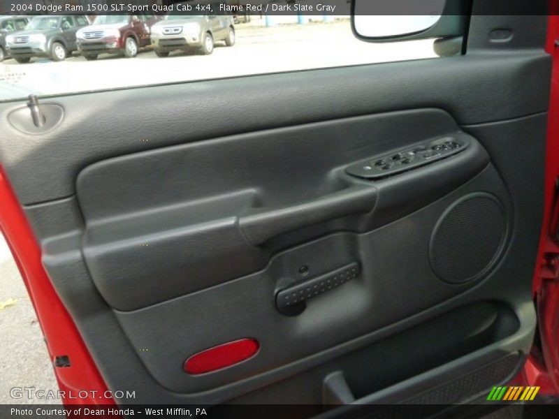 Flame Red / Dark Slate Gray 2004 Dodge Ram 1500 SLT Sport Quad Cab 4x4