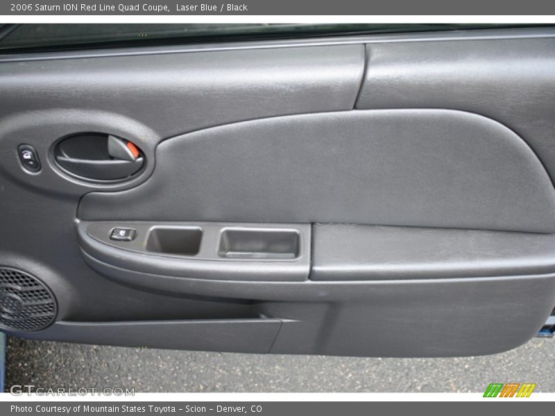 Laser Blue / Black 2006 Saturn ION Red Line Quad Coupe