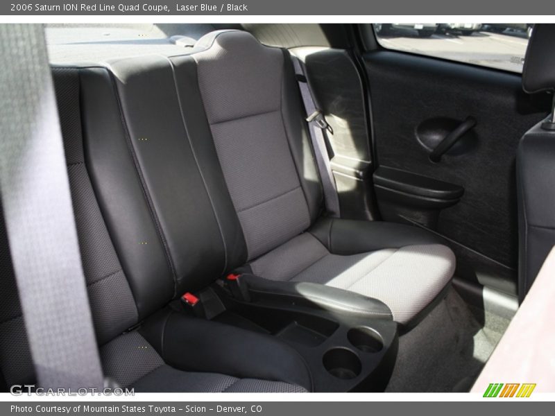 Laser Blue / Black 2006 Saturn ION Red Line Quad Coupe