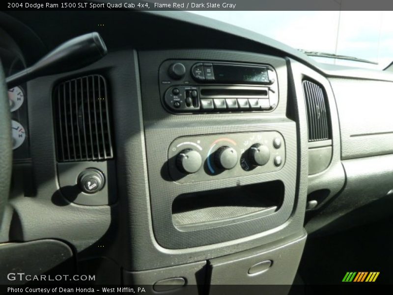 Flame Red / Dark Slate Gray 2004 Dodge Ram 1500 SLT Sport Quad Cab 4x4