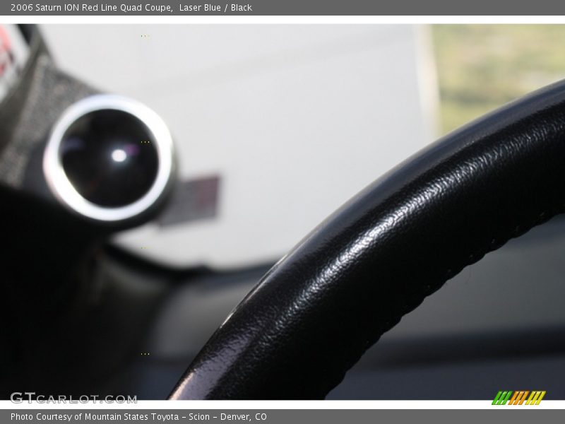 Laser Blue / Black 2006 Saturn ION Red Line Quad Coupe