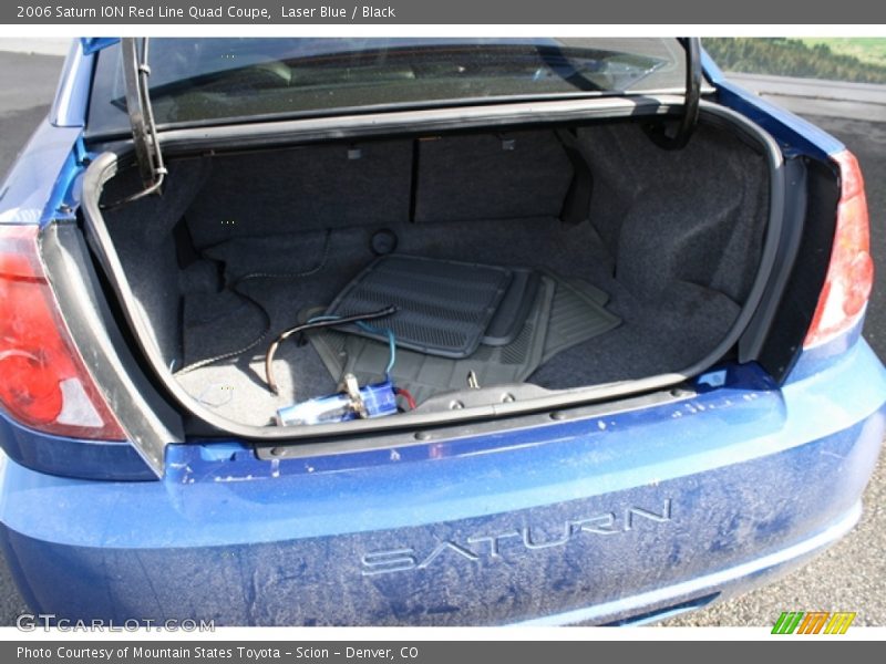 Laser Blue / Black 2006 Saturn ION Red Line Quad Coupe