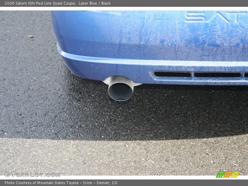 Laser Blue / Black 2006 Saturn ION Red Line Quad Coupe