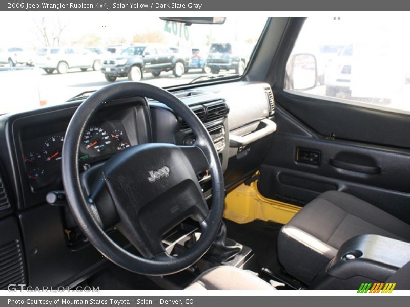 Solar Yellow / Dark Slate Gray 2006 Jeep Wrangler Rubicon 4x4
