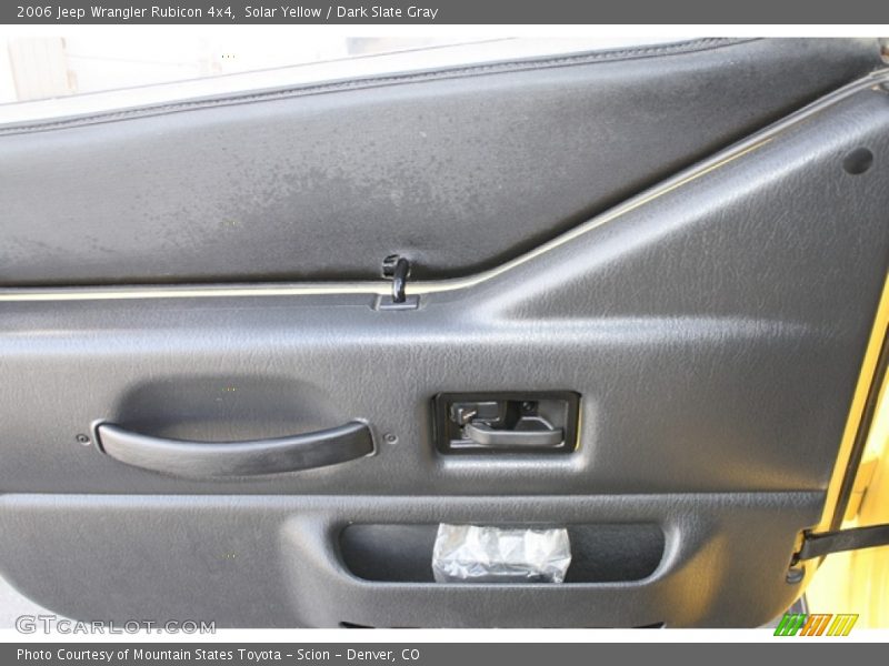 Solar Yellow / Dark Slate Gray 2006 Jeep Wrangler Rubicon 4x4